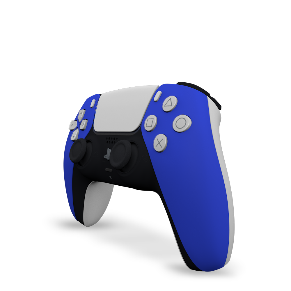Coque centrale manette PS5 custom Bleu