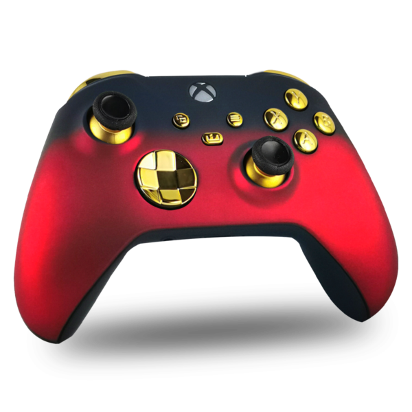 Manette Xbox Series custom Red & Gold | Draw my Pad